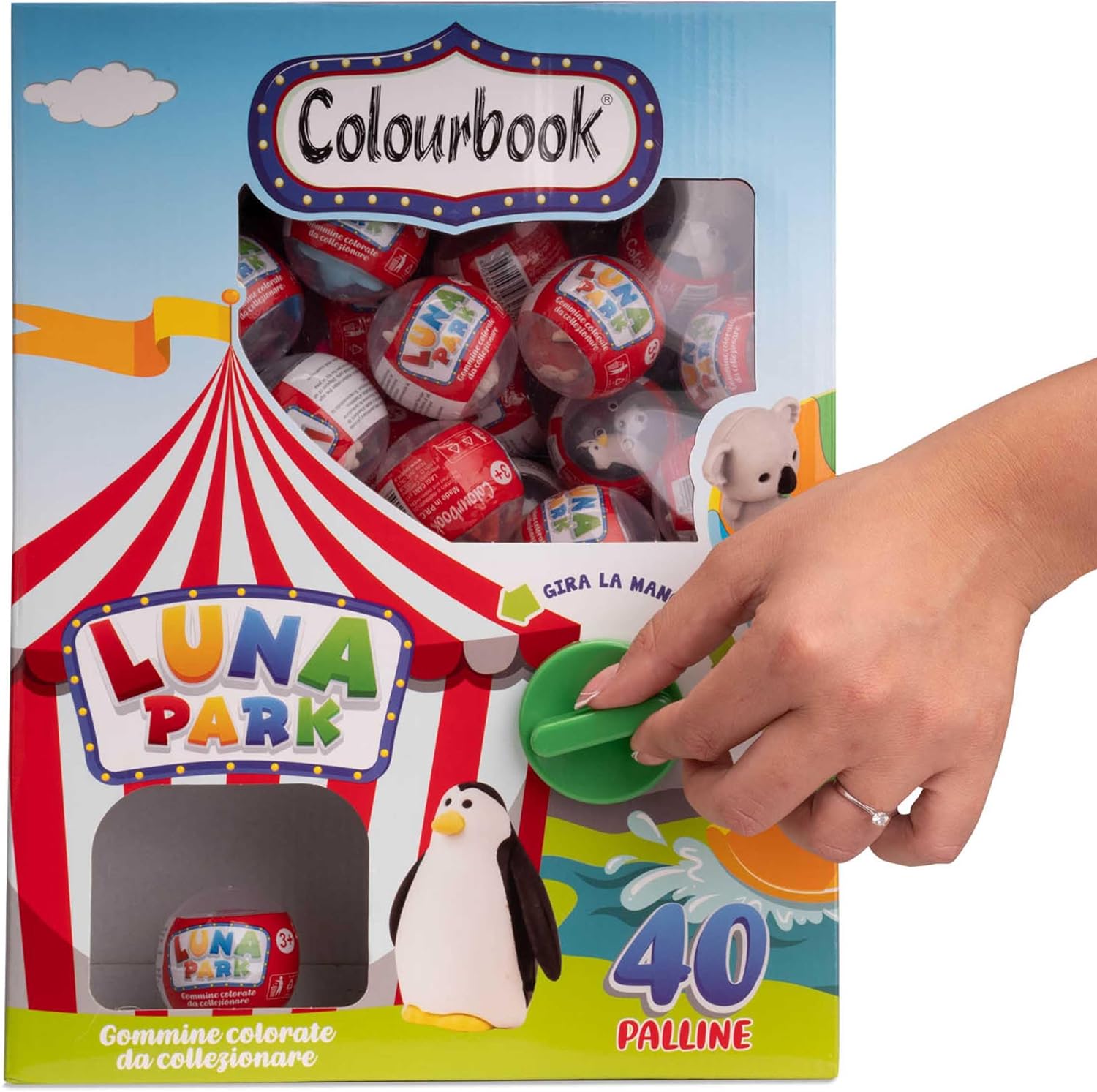 Gomma animali Luna Park Colourbook