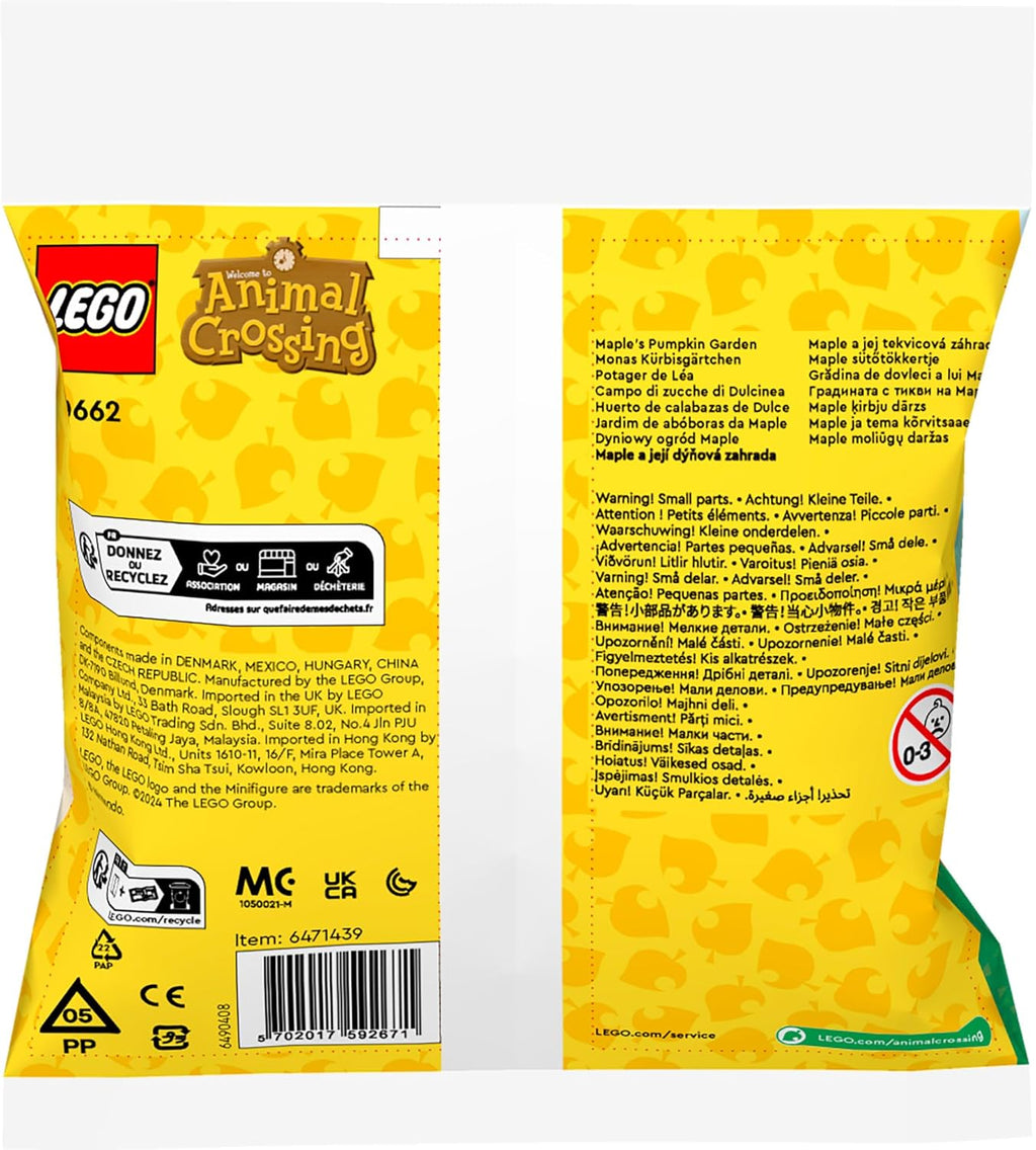 Lego Animal Crossing 30662 Campo di Zucche di Dulcinea