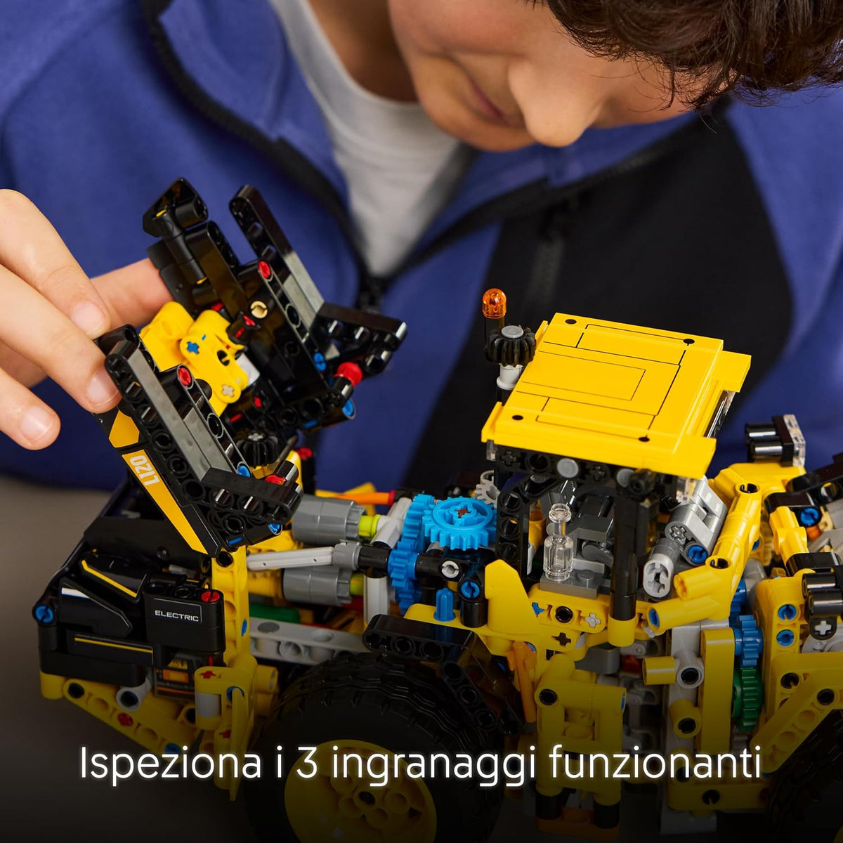 LEGO Technic 42209 Pala gommata Volvo L120 Electric