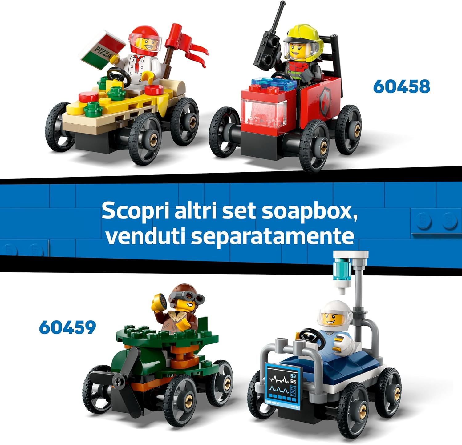 Lego City 60460 Nessun Limite: gara sulla pista a rampe