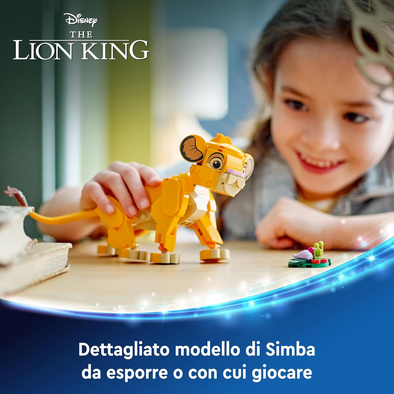 Lego Disney 43243 Simba, il cucciolo del Re Leone