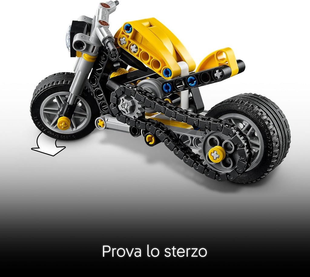 Lego Technic 42225 Moto Gialla