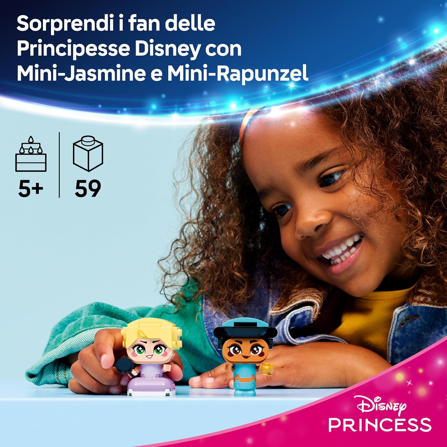 Lego Disney Princess 43303 Mini-Jasmine e Mini-Rapunzel