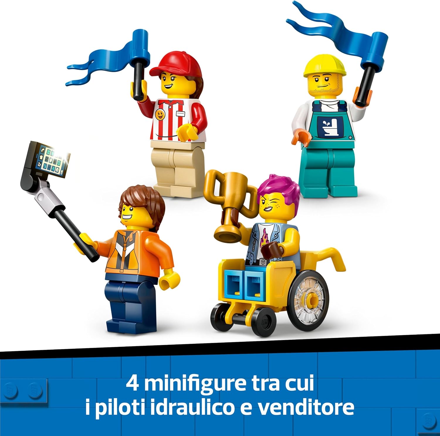 Lego City 60460 Nessun Limite: gara sulla pista a rampe
