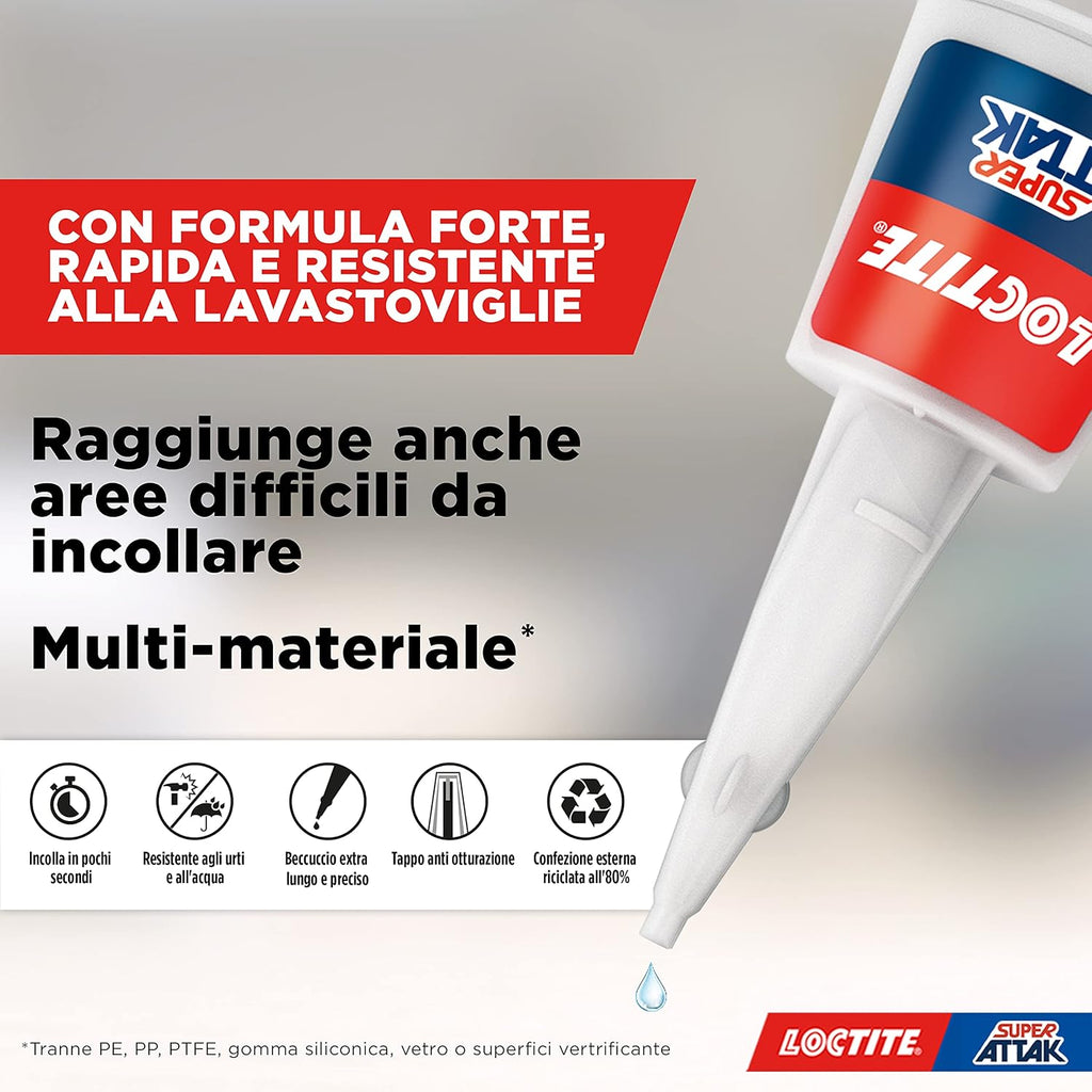 Super Attak Professional colla liquida 5,5gr Loctite