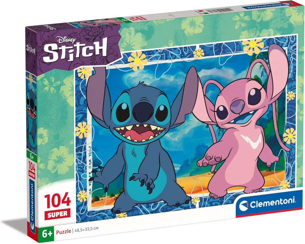 Puzzle Personaggi Disney Stitch per Bambini 104 Pezzi Clementoni
