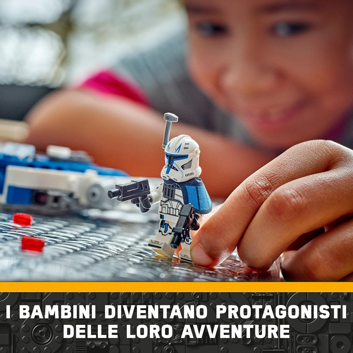 Lego Star Wars 75391 Microfighter Y-Wing di Captain Rex