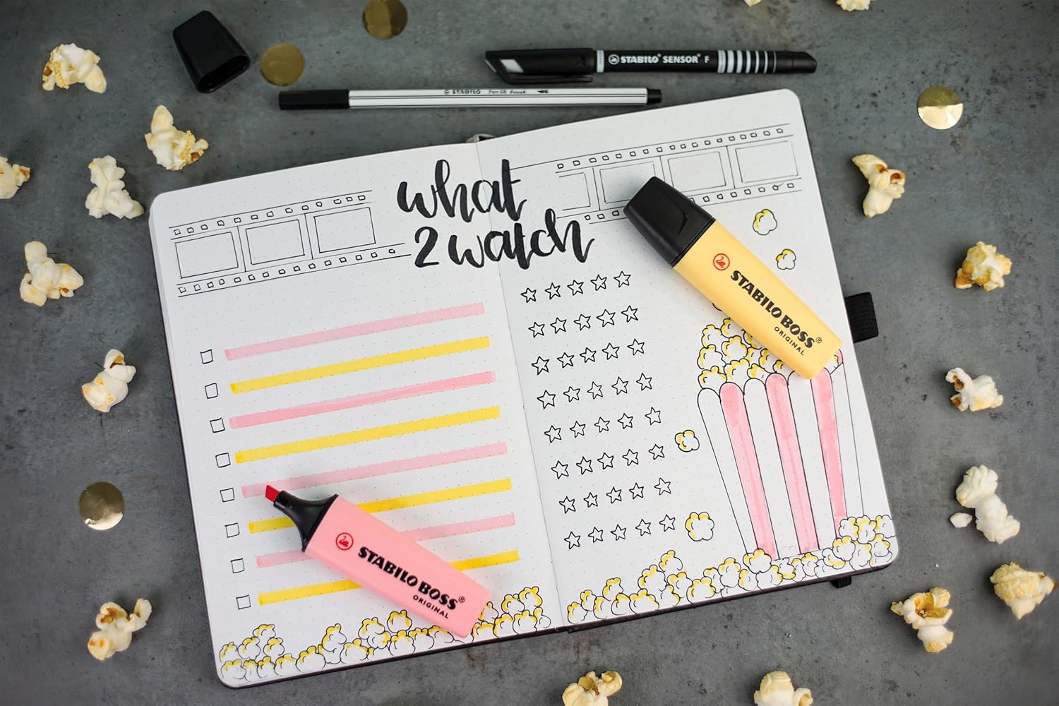 Evidenziatore Giallo Banana 144 Stabilo Boss