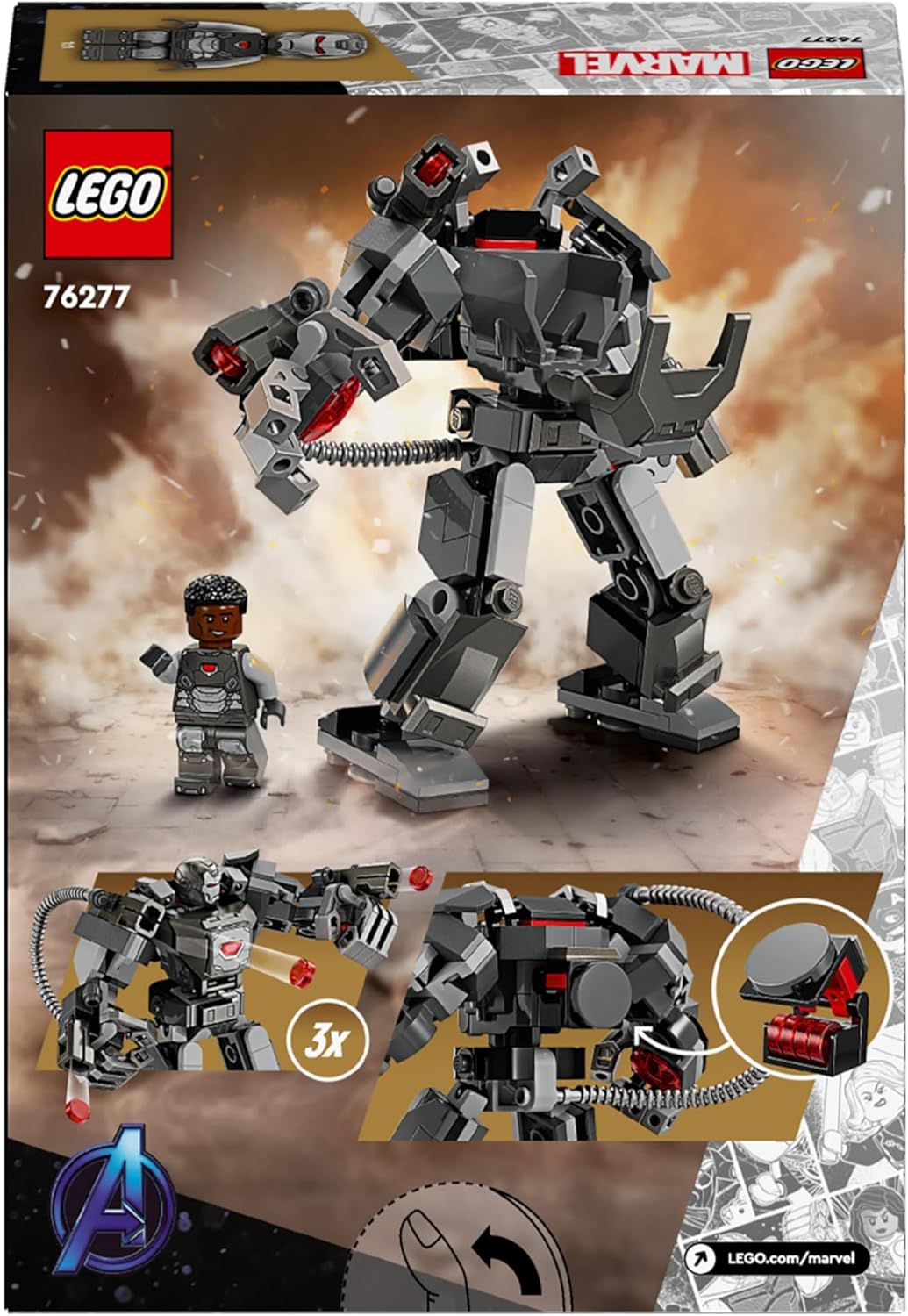 Lego Marvel 76277 armatura macchina guerra