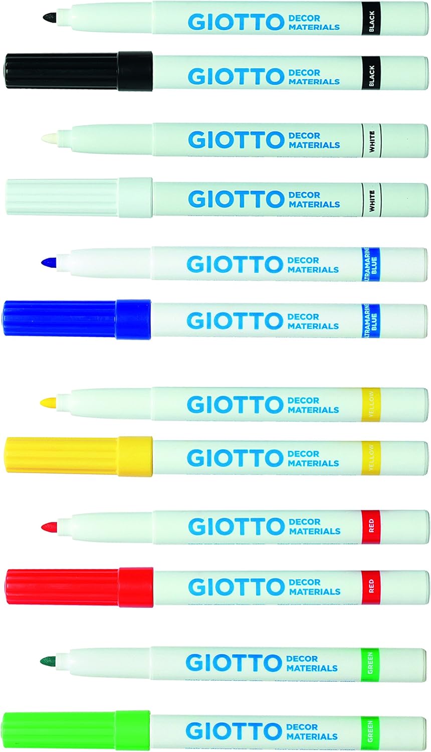 Pennarelli Multisuperficie 6pz Decor Materials Giotto