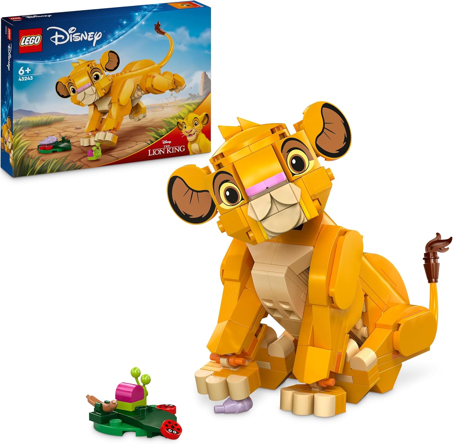 Lego Disney 43243 Simba, il cucciolo del Re Leone