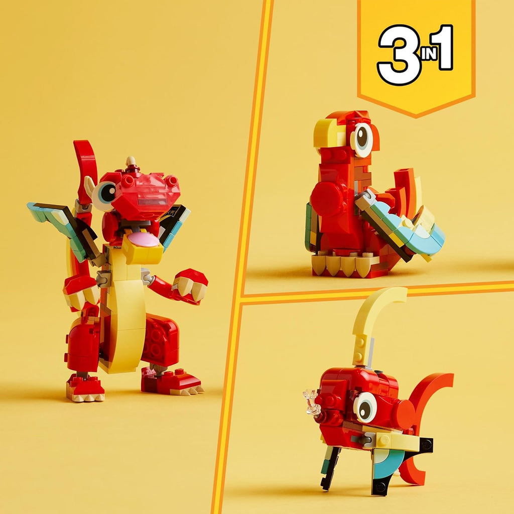 Lego Creator 31145 drago rosso