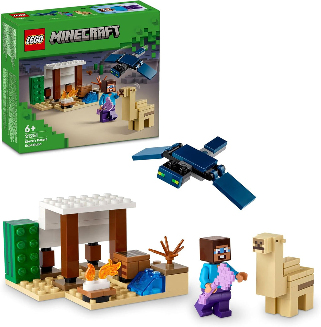 Lego Minecraft 21251 Spedizione di Steve nel deserto