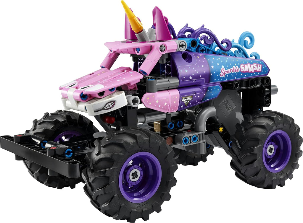 Lego Technic 42220 Monster Jam Sparkle Smash a retrocarica