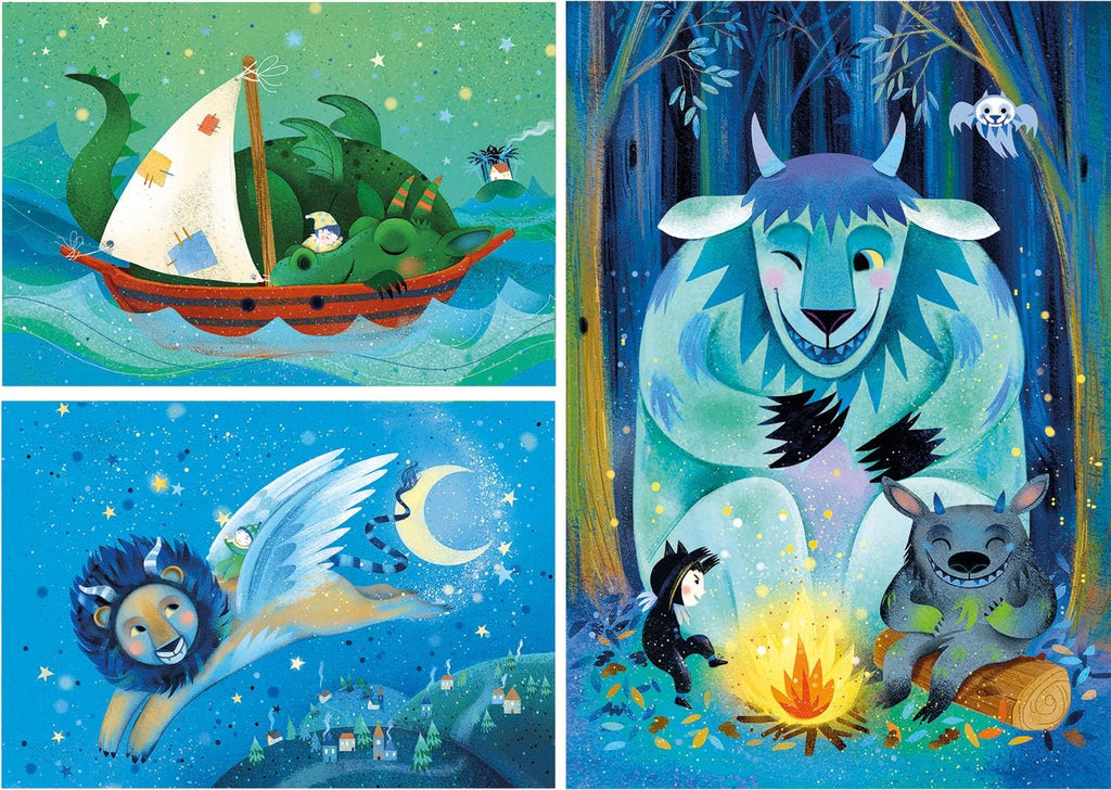 Puzzle Personaggi Fantastic Friends per Bambini 3x48 Pezzi Clementoni