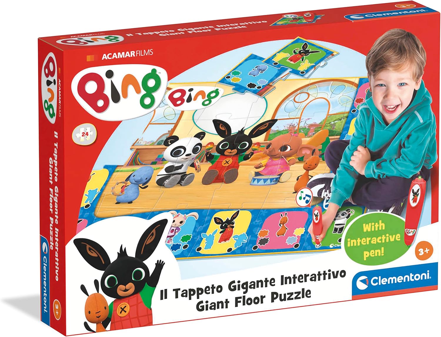Il Tappeto Gigante di Bing Puzzle Bambini 24pz Clementoni