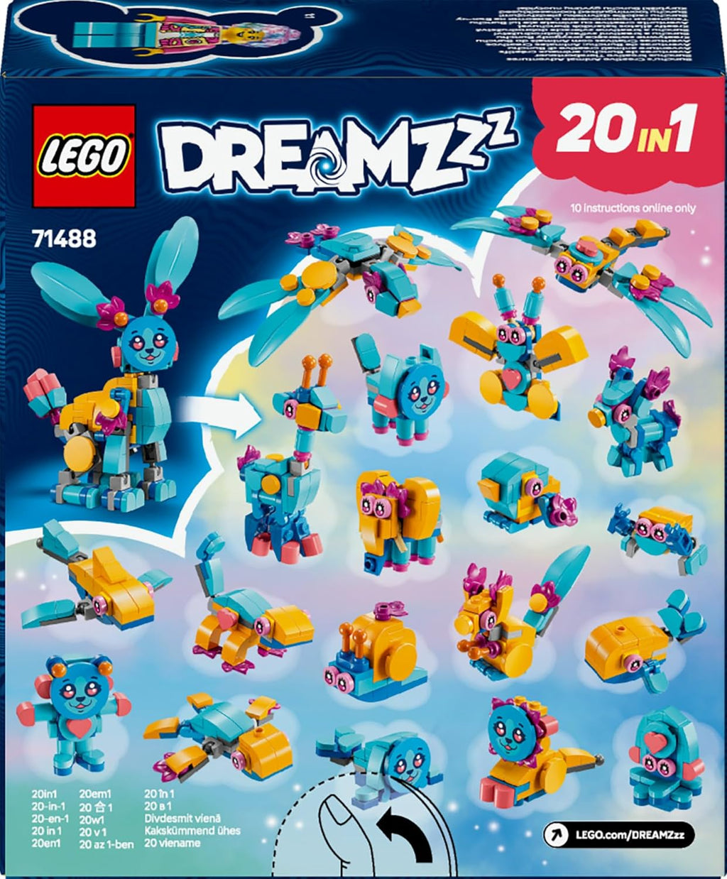 Lego Dreamzzz 71488 Avventure animali creative di Bunchu