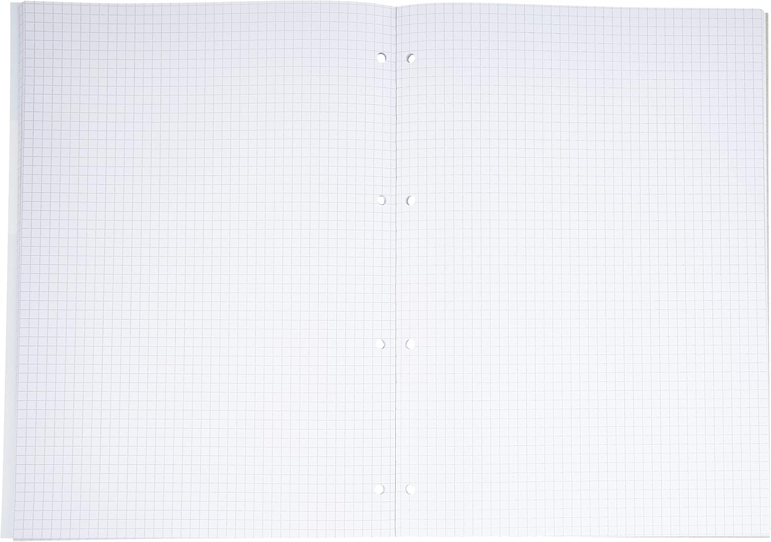 Pigna Blocco Collato A4 quadretti 5mm forati Quablock