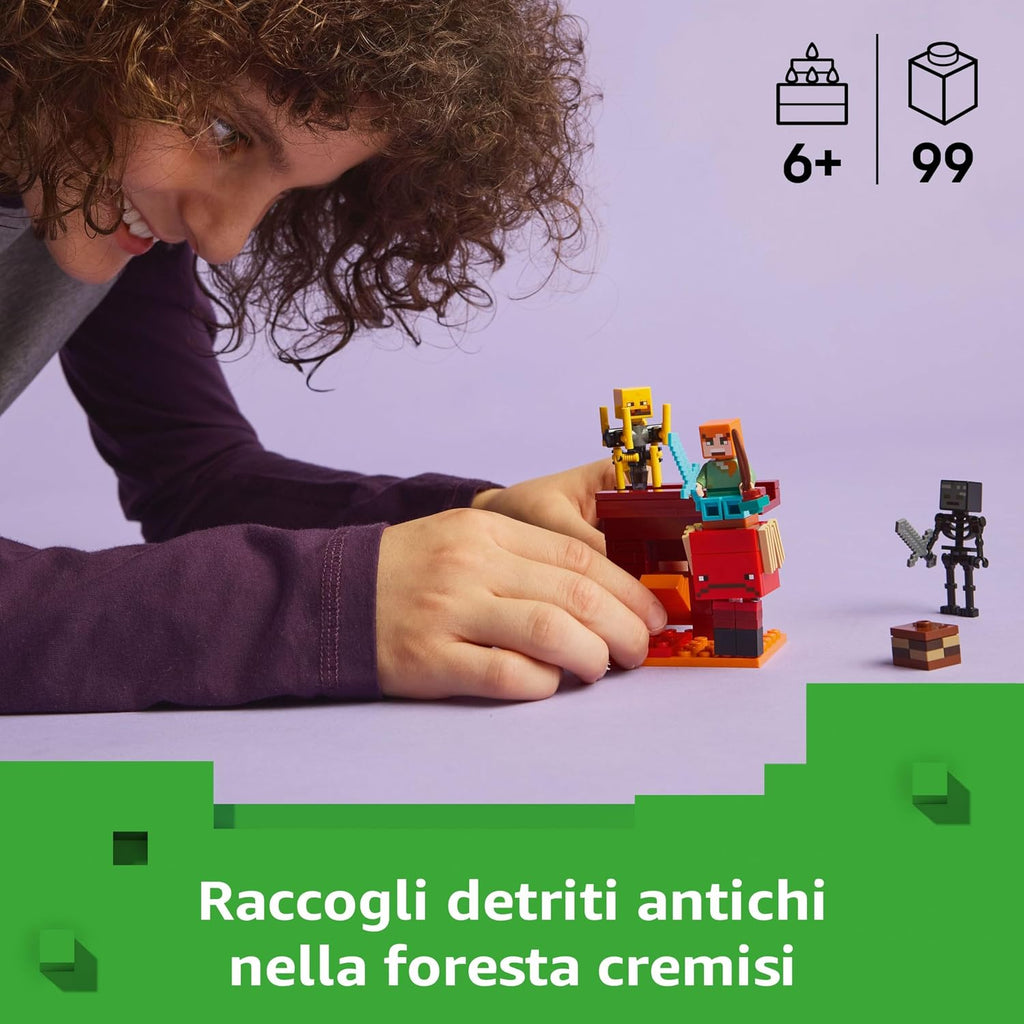 Lego 21266 Minecraft Battaglia nella lava del Nether