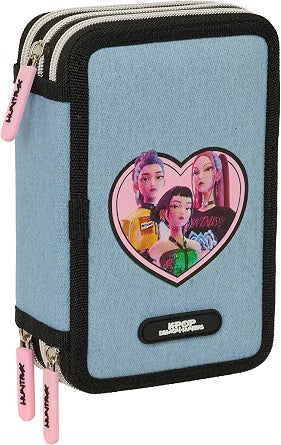 Astuccio 3 Zip Demon Hunters 37pz K-POP