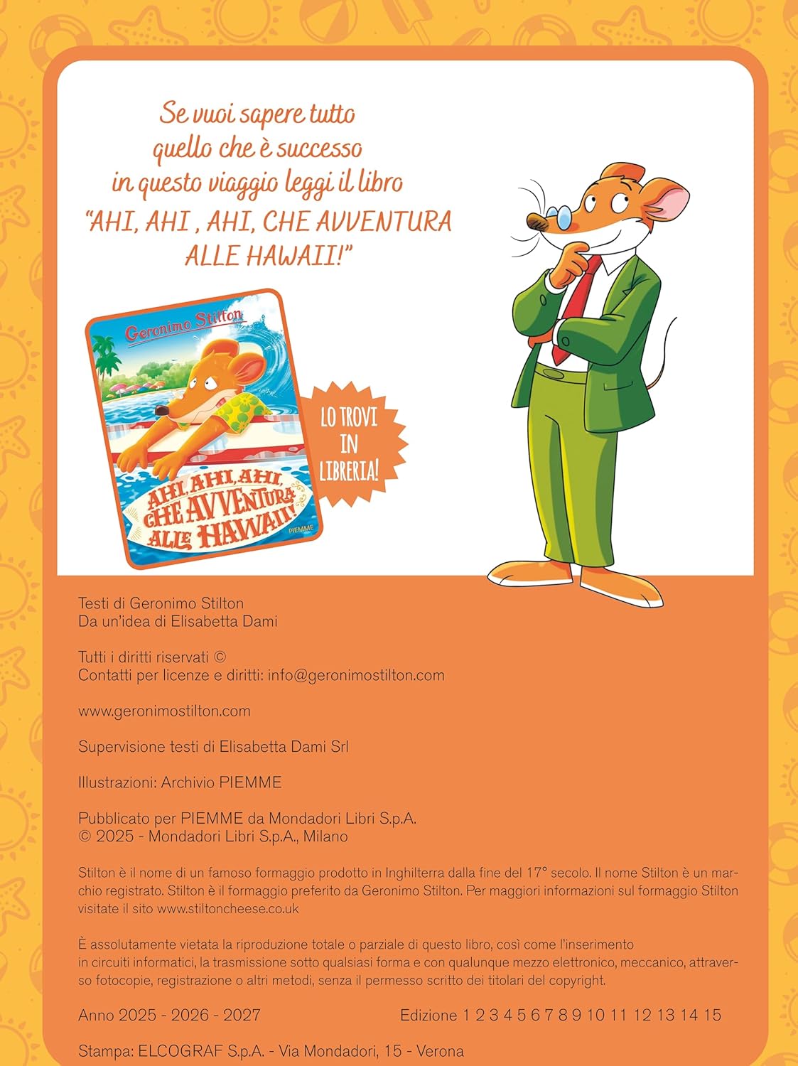 La tua Prima Storia in Vacanza. Leggi, divertiti e colora. Ediz. a colori - Geronimo Stilton