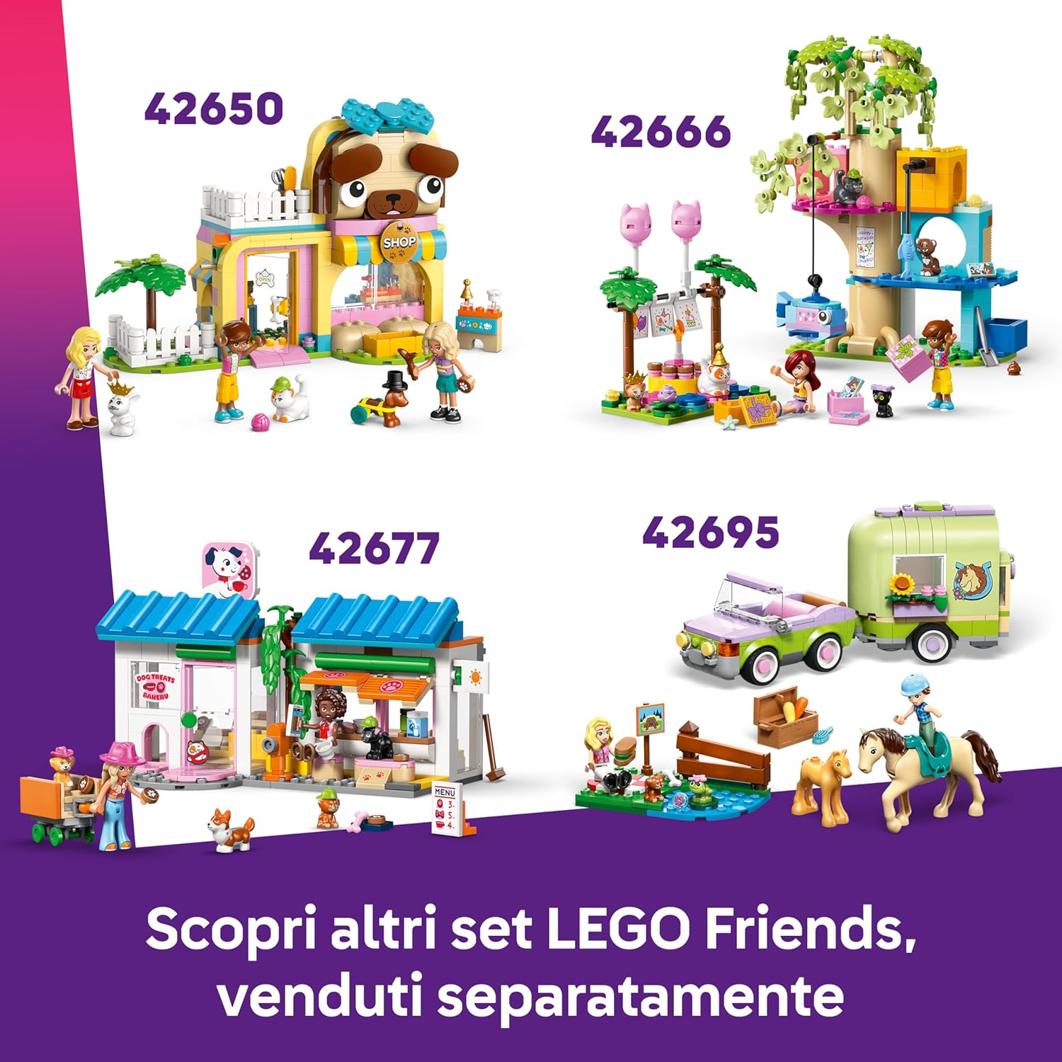Lego Friends 42678 Furgone di accessori per animali