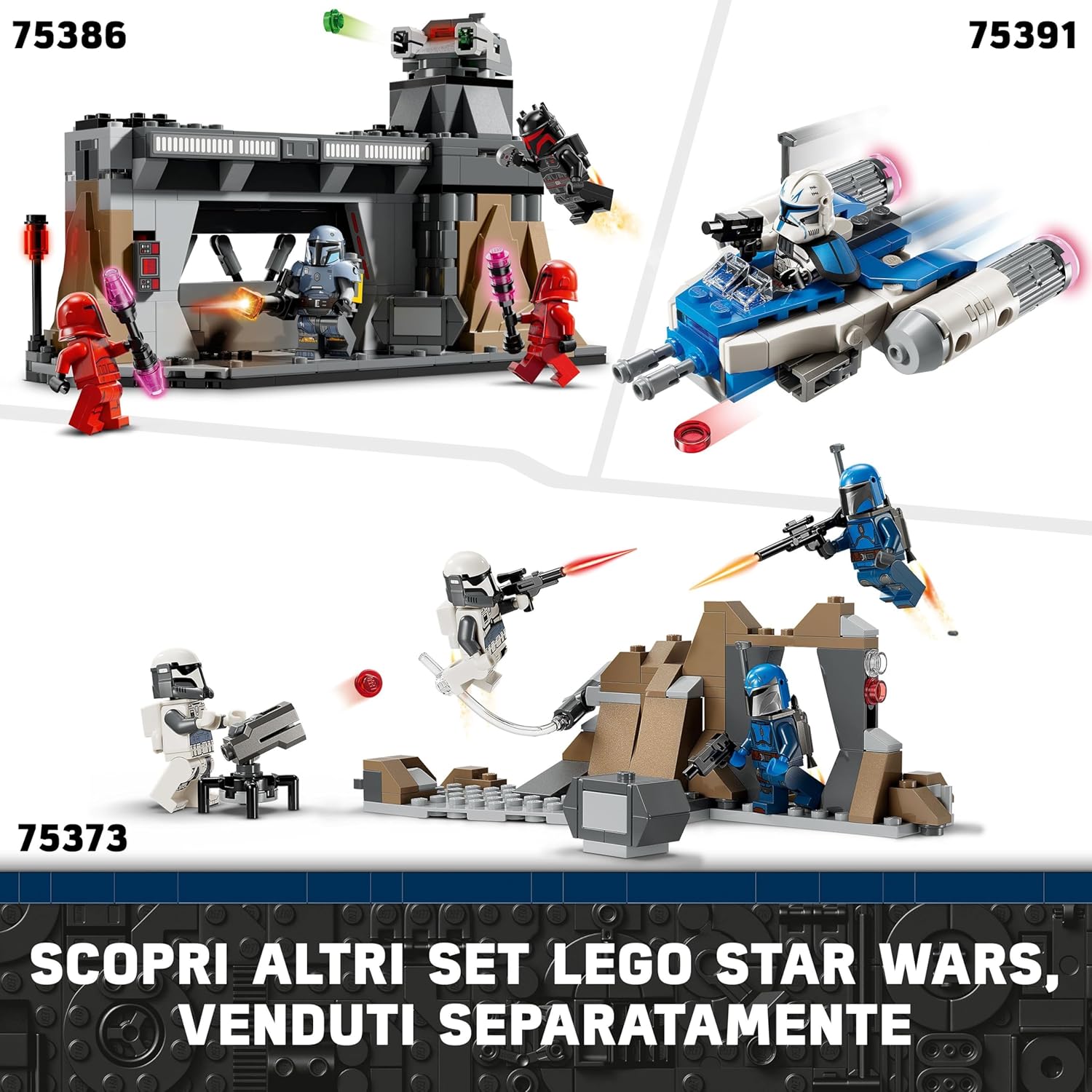 Lego Star Wars 75391 Microfighter Y-Wing di Captain Rex