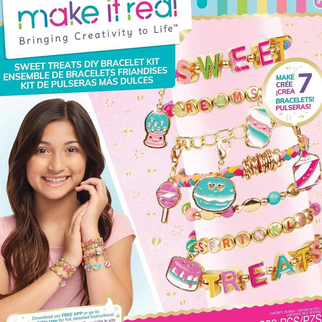 Set Braccialetti Fai da Te Dolci Dolcetti Make It Real