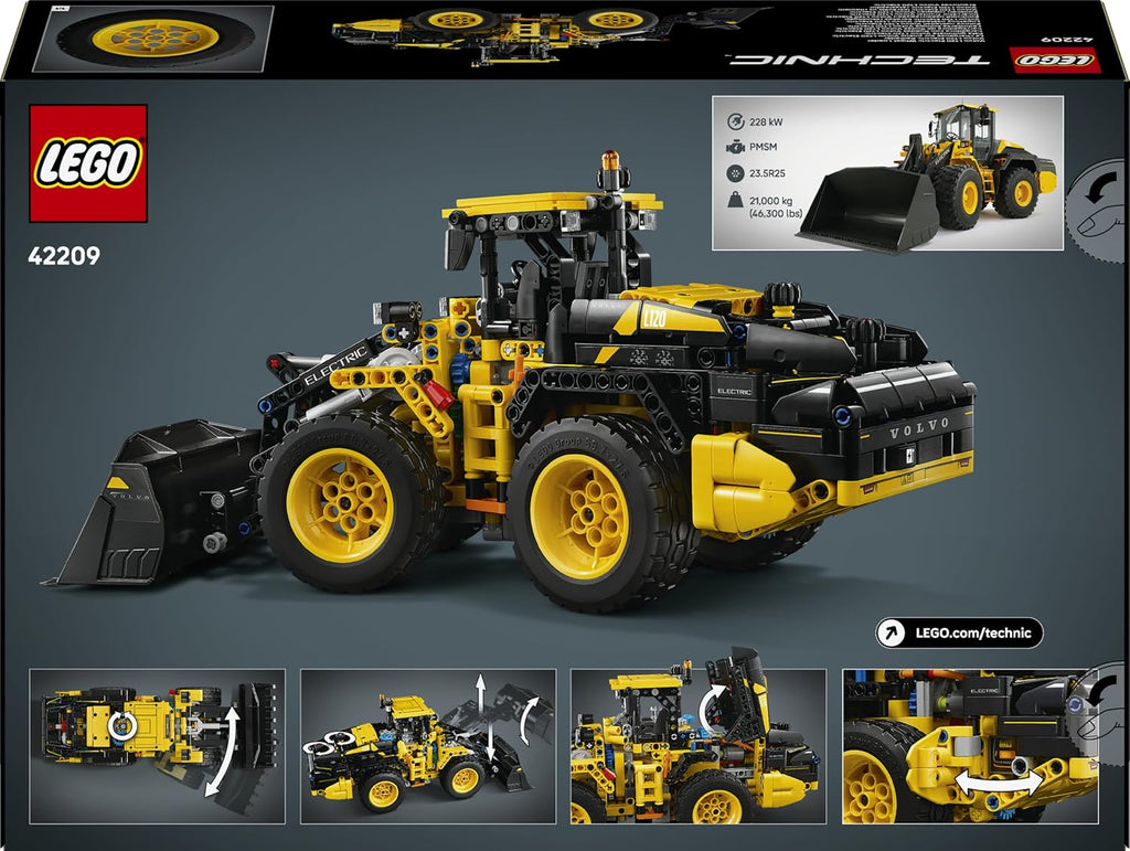 LEGO Technic 42209 Pala gommata Volvo L120 Electric