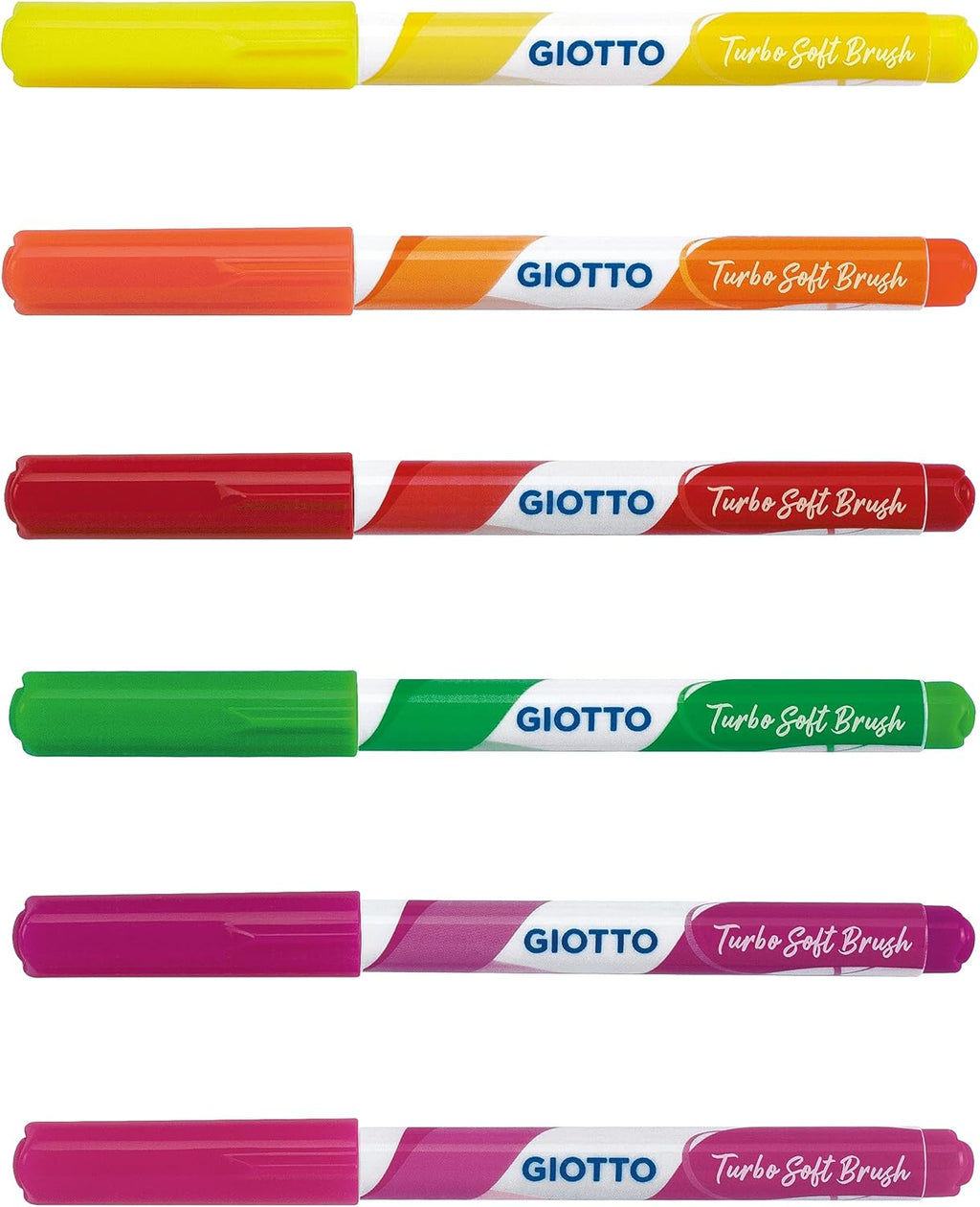 Turbo Fluo Brush Pen 6z pennarelli colorati Giotto
