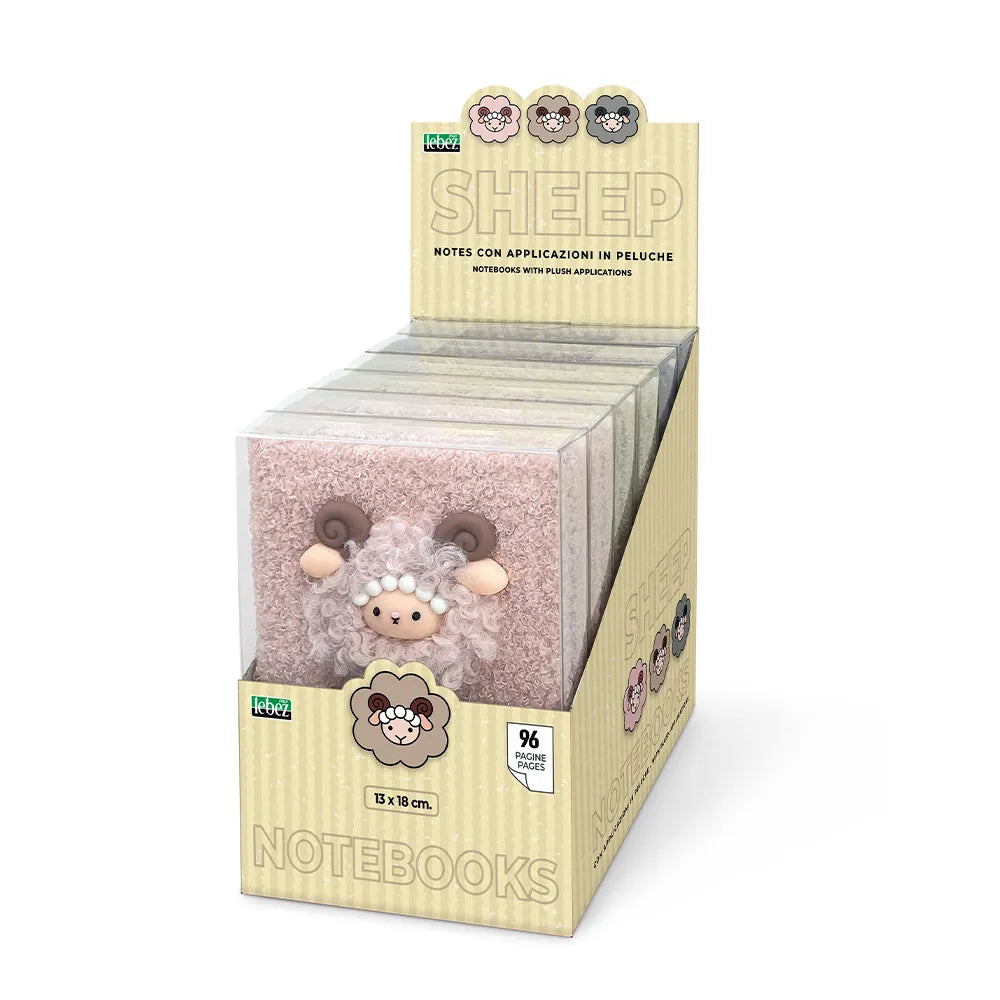 Notebook Sheep 13x18cm peluche Lebez