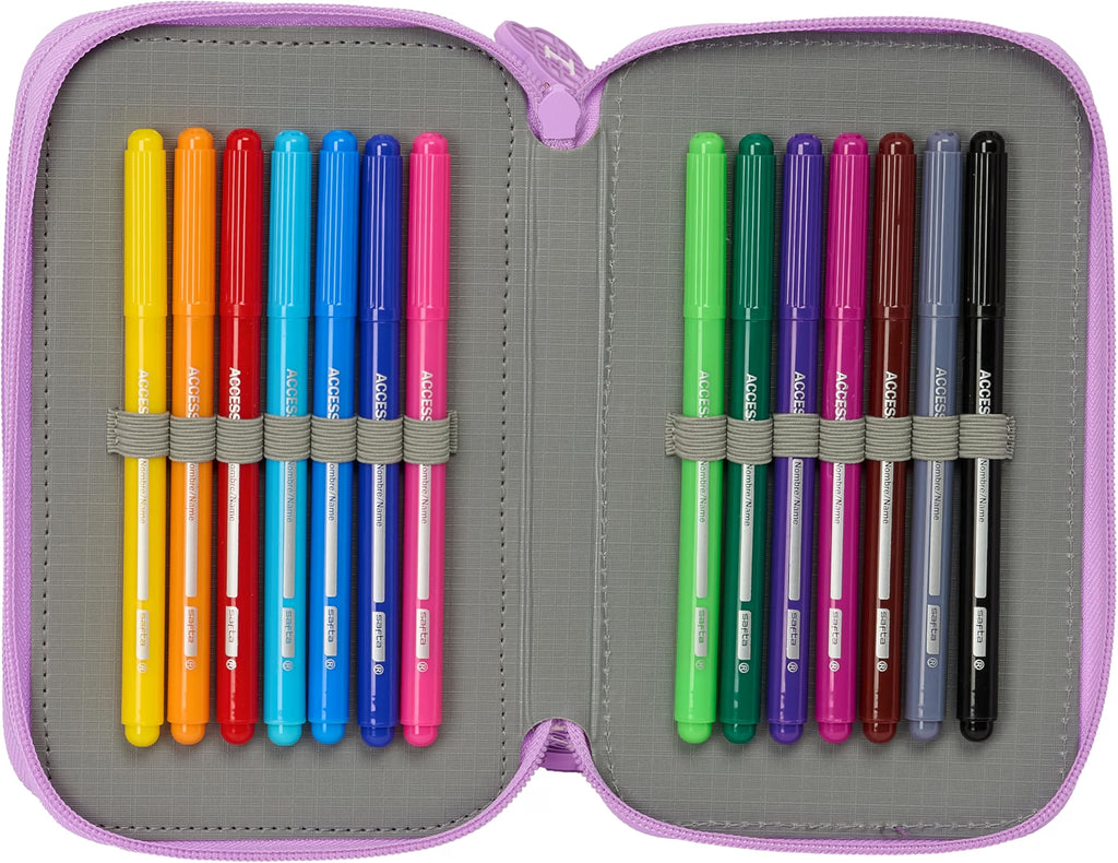 Astuccio 3 Zip Demon Hunters 37pz K-POP