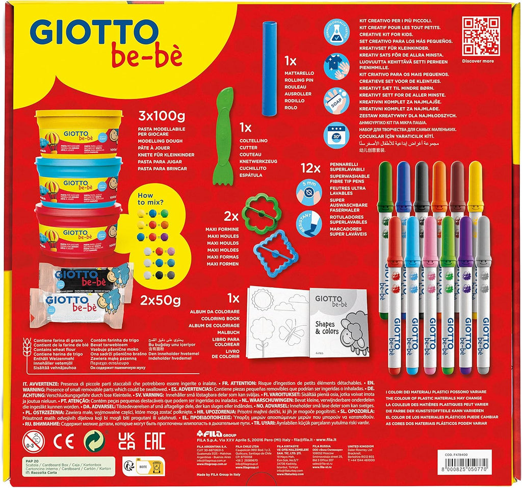 Giotto Bebè Creative set colora e modella Fila