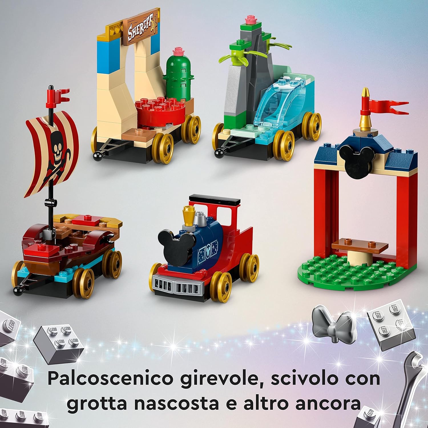 Lego Disney 43212 Treno delle celebrazioni Disney