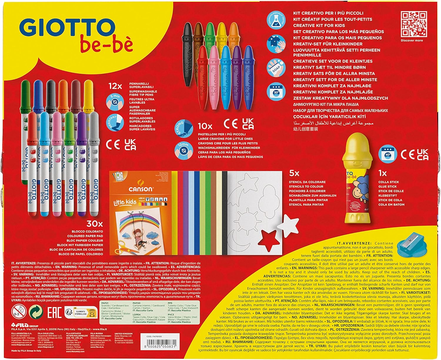 Giotto be-bè Set Little Creations Art&Craft