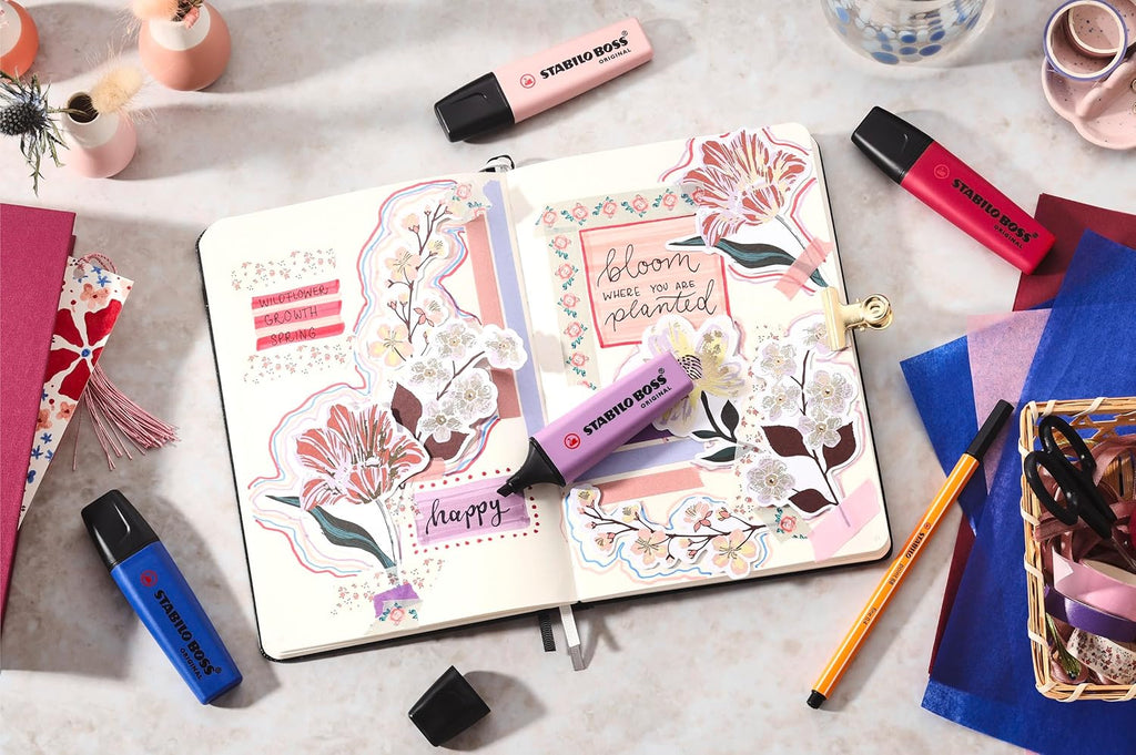 Astuccio 4pz nature colors Stabilo Boss Original