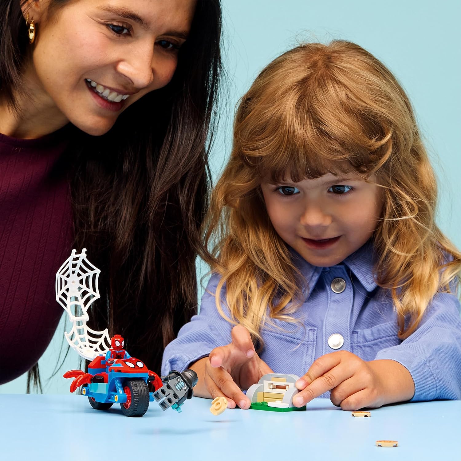 Lego Marvel 11206 Spidey sulla moto contro Rhino