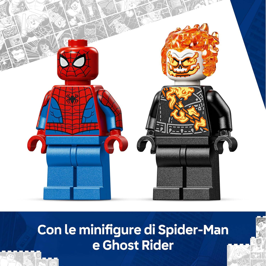 Lego Marvel 76335 Spider-Man vs. Ghost Rider in Motocicletta