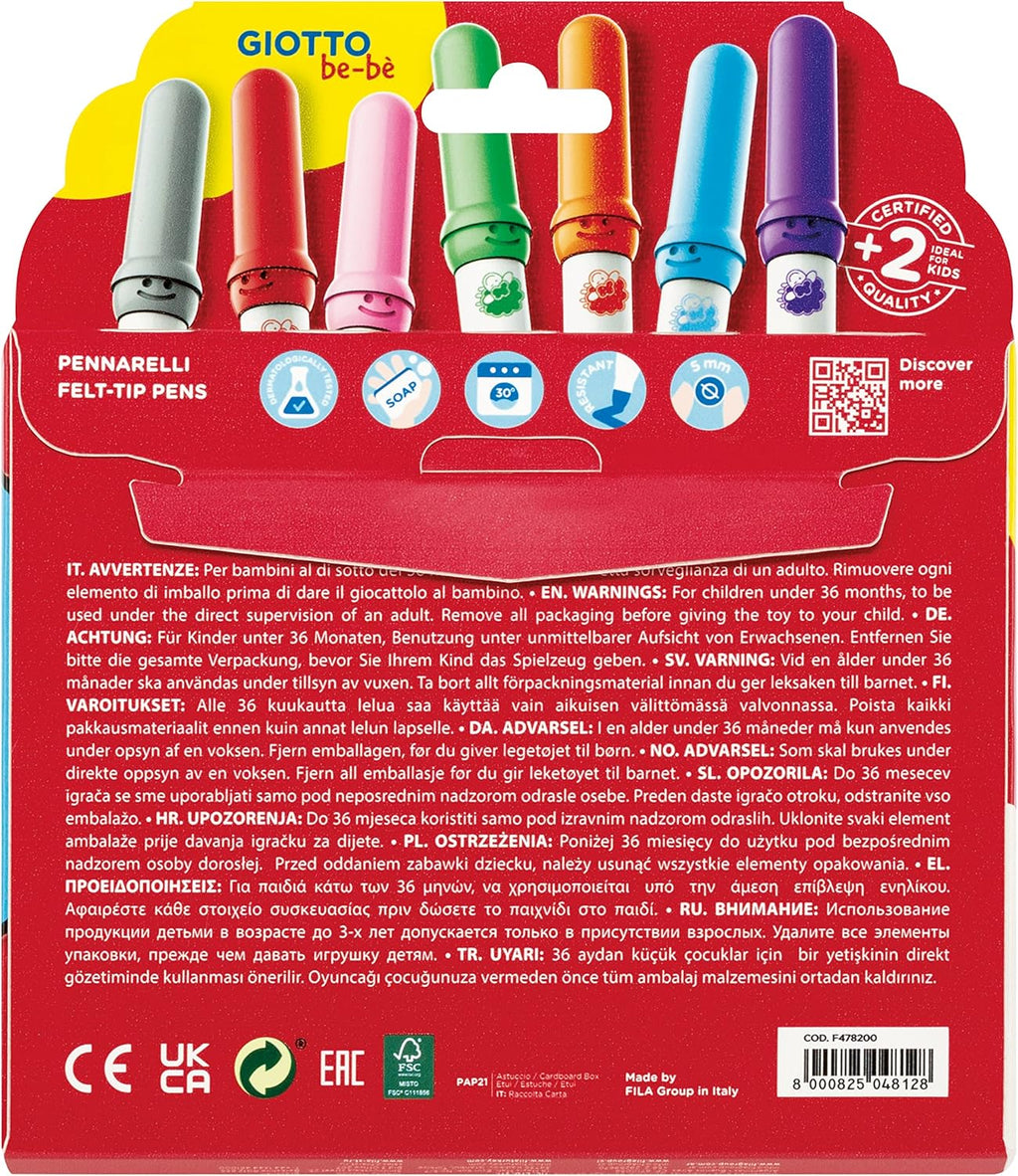 Giotto Bebè Pennarelli 12pz Fila