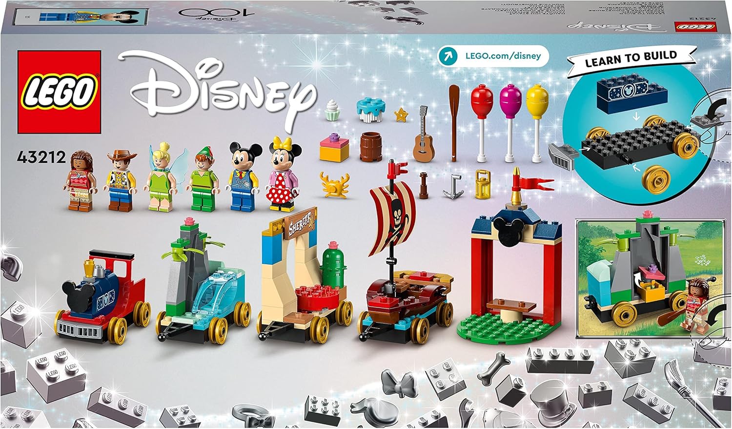 Lego Disney 43212 Treno delle celebrazioni Disney