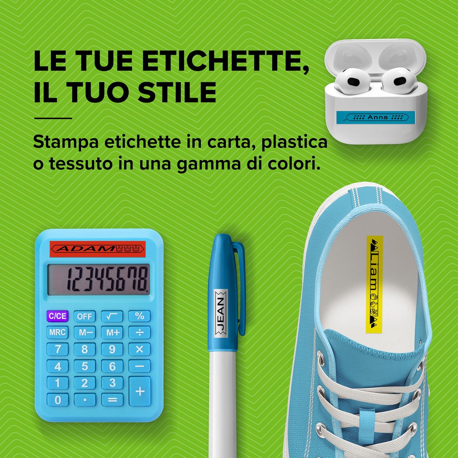 Nastro per etichette Bianco Plastica Dymo Letratag