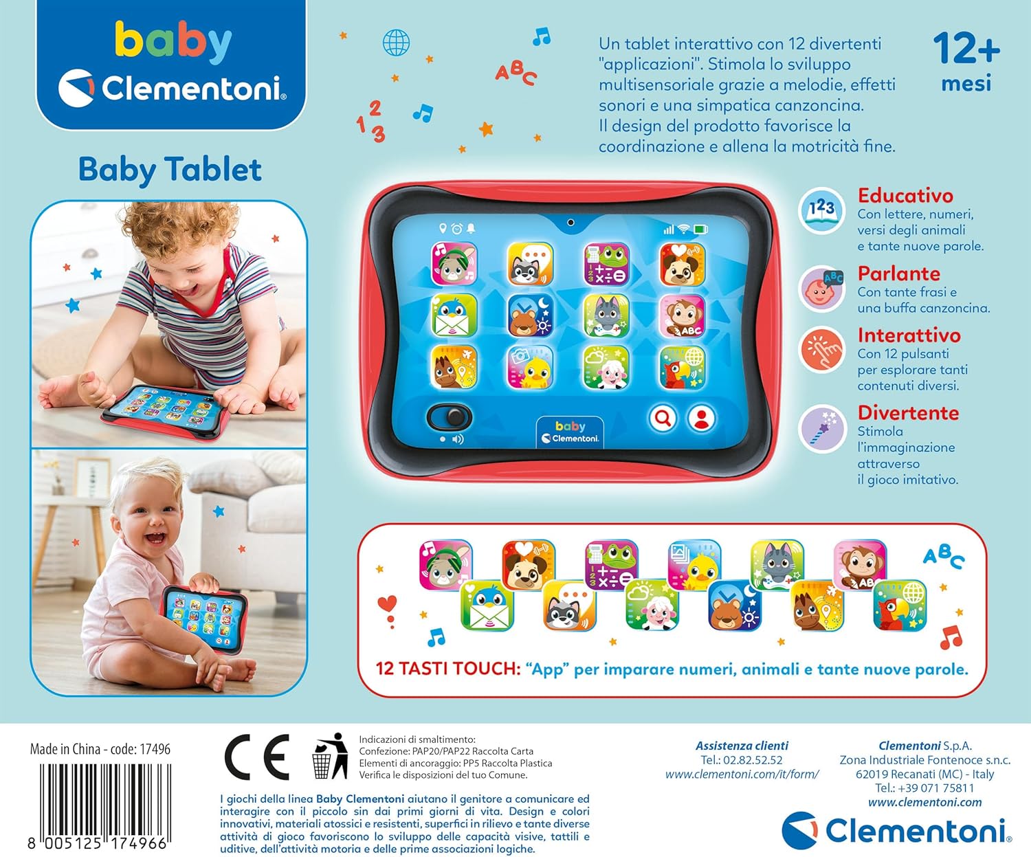 Baby Tablet interattivo Clementoni