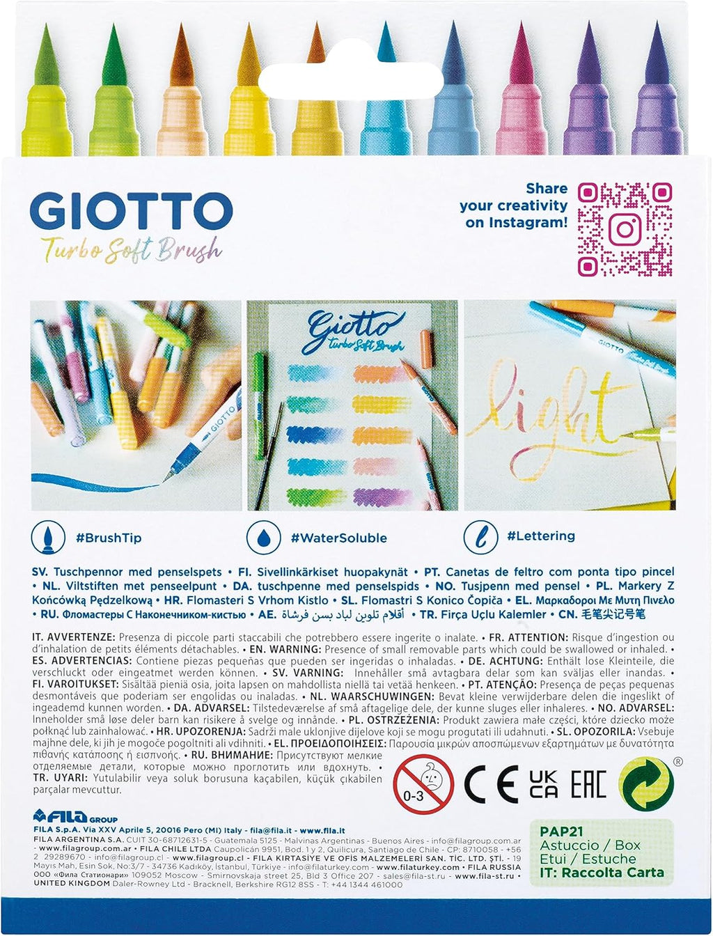 Turbo Soft Brush Pastel Giotto