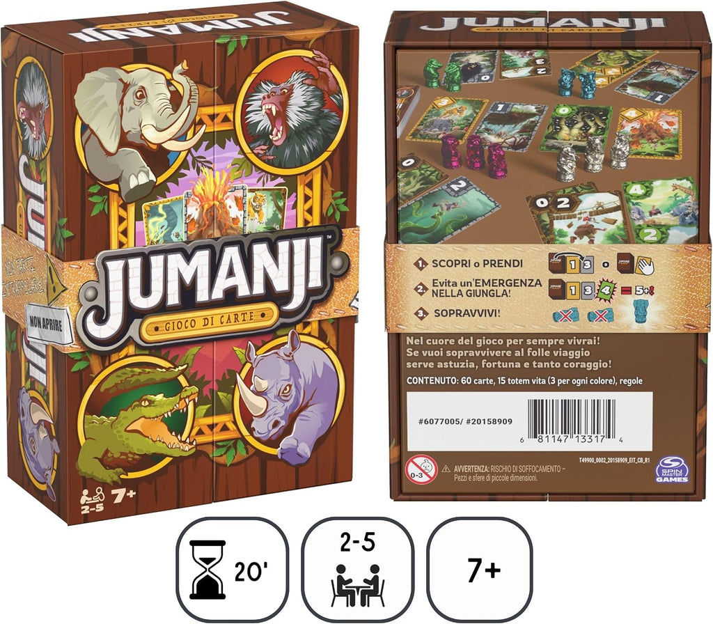 Jumanji Carte da Gioco SpinMaster