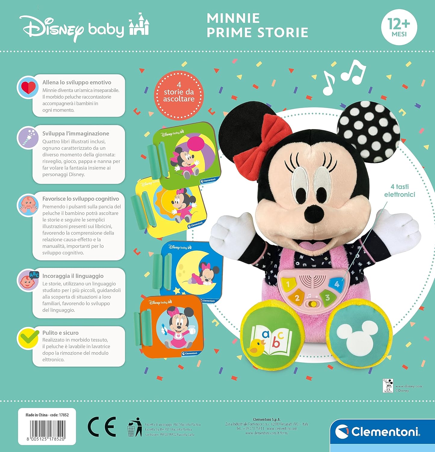 Minnie Prime Storie Clementoni Baby
