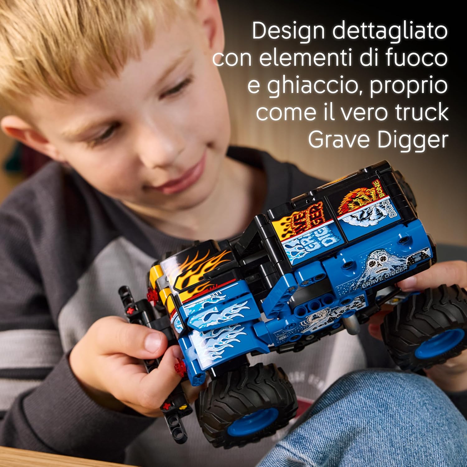 Lego Technic 42219 Monster Jam Grave Digger Fire and Ice