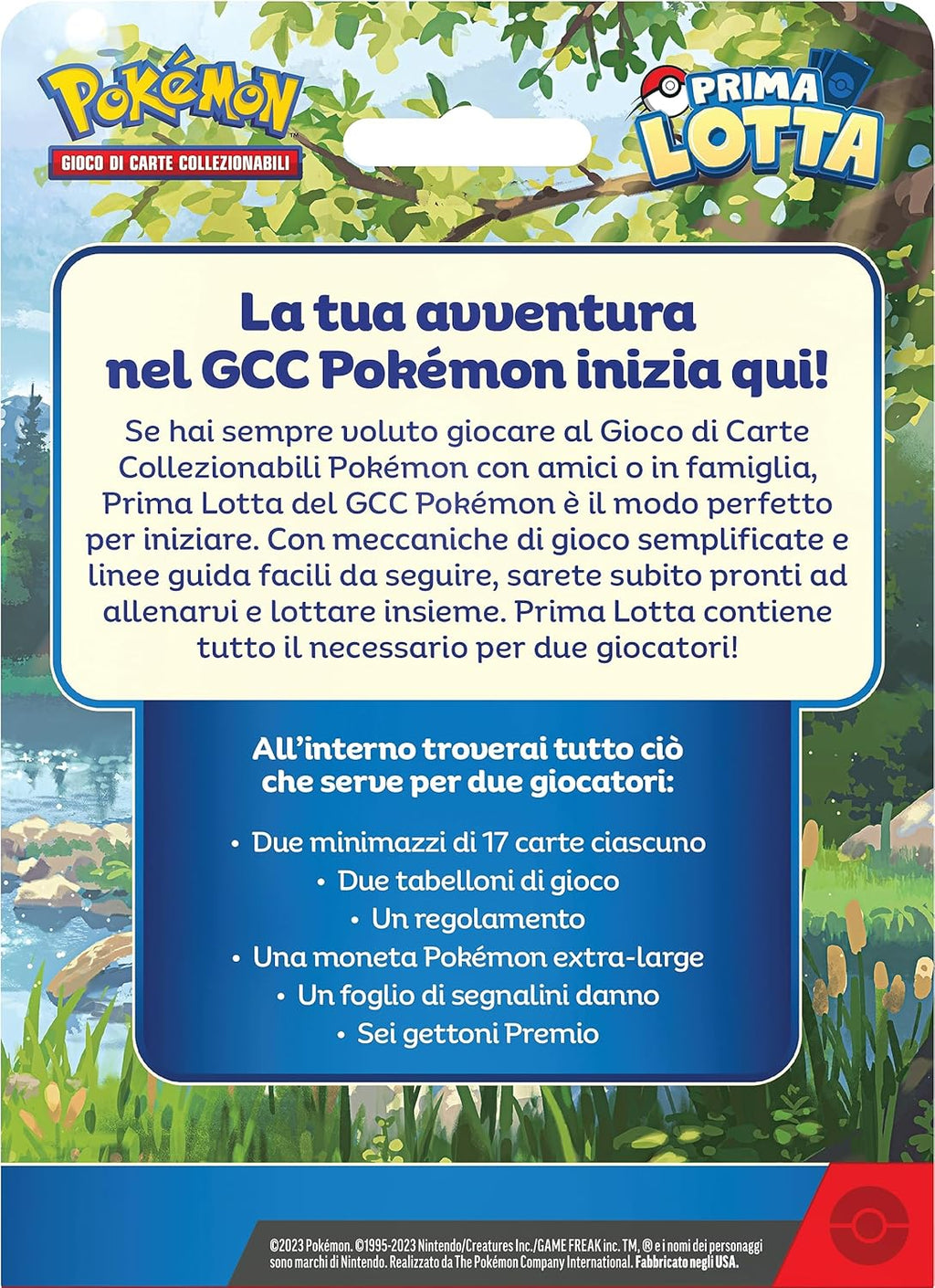Pokemon carte Mazzo Prima Lotta