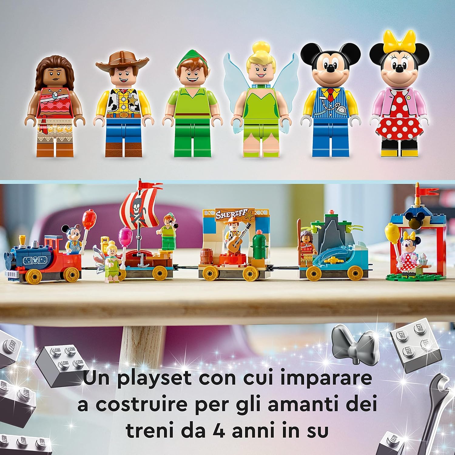 Lego Disney 43212 Treno delle celebrazioni Disney