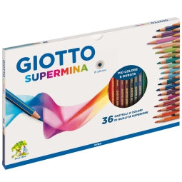 Supermina 36pz matite Pastelli Giotto