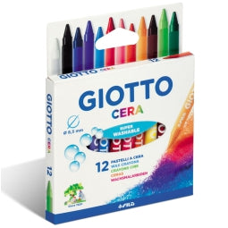 Pastelli Cera 12pz Giotto